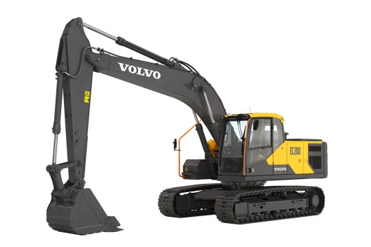VOLVO EC200E - Volvo ec200 linksvoor 2 - Volvo EC200E