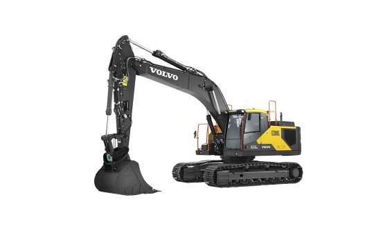 VOLVO EC300E hybrid - Volvo ec300 hybrid linksvoor 2 - Volvo EC300E hybrid