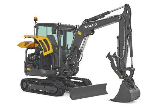 VOLVO EC35D - Volvo ec35d rechtsvoor kap open - Volvo EC35D
