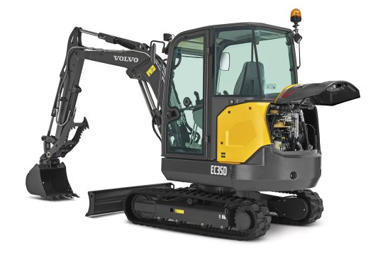VOLVO ECR35D - Volvo ecr35d linksachter kap open - Volvo ECR35D