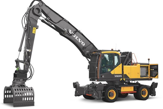VOLVO EW240E MH - Volvo ew240e mh linksvoor kap open - Volvo EW240E MH