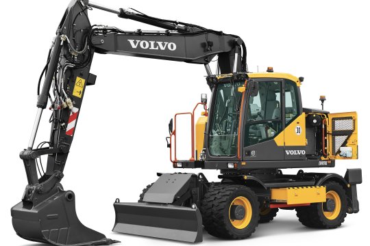 VOLVO EWR170E - Volvo ewr170e linksvoor kap open - Volvo EWR170E